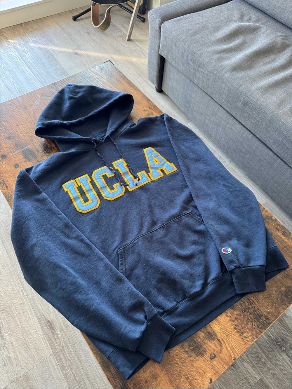 UCLA Champion Navy Crewneck Hoodie Vintage